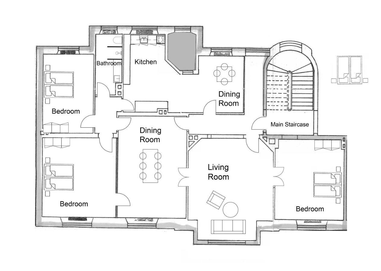 קופנהגן Lovely 3Br Manor Apartment 5 Min From Tivoli Gardens מראה חיצוני תמונה
