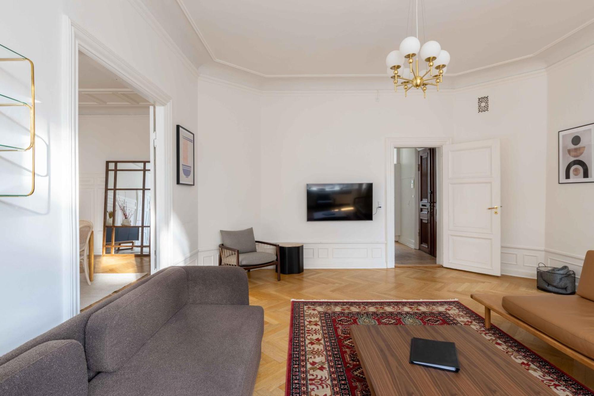 קופנהגן Lovely 3Br Manor Apartment 5 Min From Tivoli Gardens מראה חיצוני תמונה